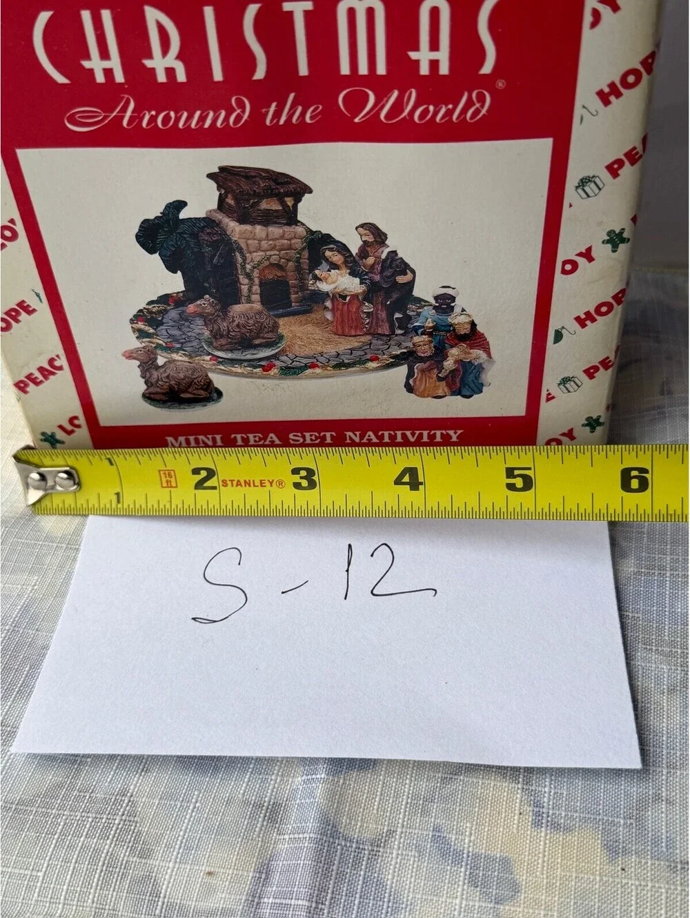 House of Lloyd Christmas Around the World Mini Tea Set Nativity S-12
